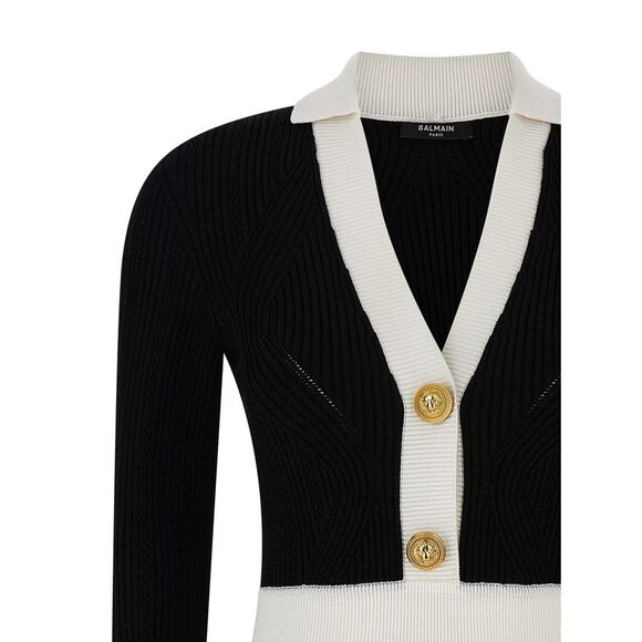 Balmain Women's Two-Tone Dress - Picture 3 of 4